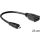 DELOCK Adapter Micro HDMI-D(M)->HDMI-A(F) 23cm 65391 - 1402794 - zdjęcie